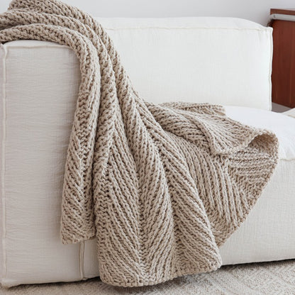 A Thick thread knitted blanket
