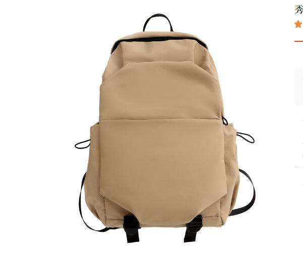A junior high school student schoolbag female nylon backpack male ins college style backpack female college student wear-resistant backpack