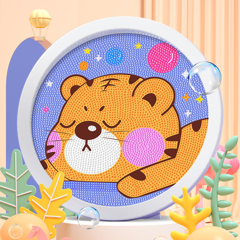 A diamond sticker paste point diamond painting toy little girl handmade children DIY - Mixbatch