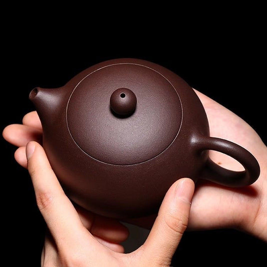A handmade teapot