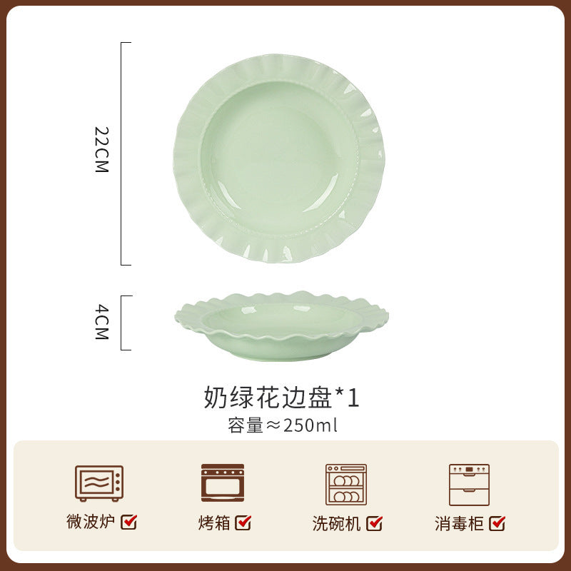 A Underglaze ceramic tableware