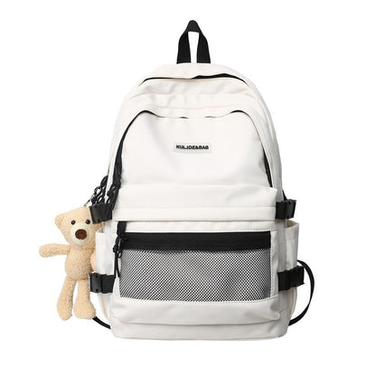 A junior high school student female student schoolbag middle school student outdoor travel backpack trendy cool