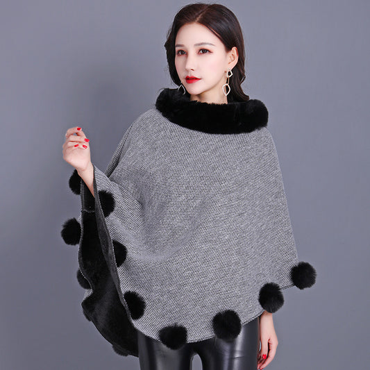 A faux fur jacket