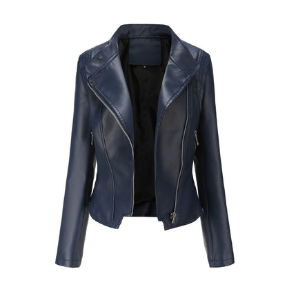 A Ladies PU Leather Jacket