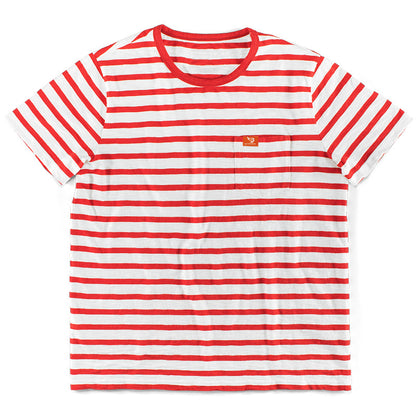 A striped short-sleeved T-shirt