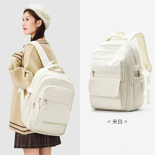 A backpack female college students high value backpack men outdoor leisure trave