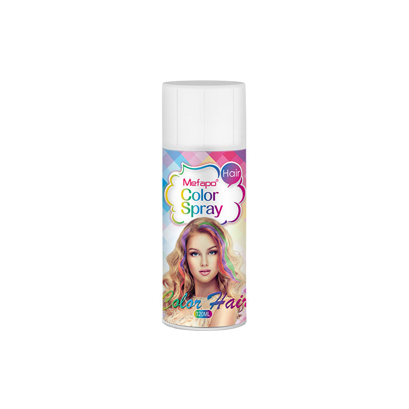 A Disposable Hair Dyeing Spray Kenno Color Spray Temporary Cover White Hair Hairdressing Treasure Color Dry Glue Supply - Mixbatch