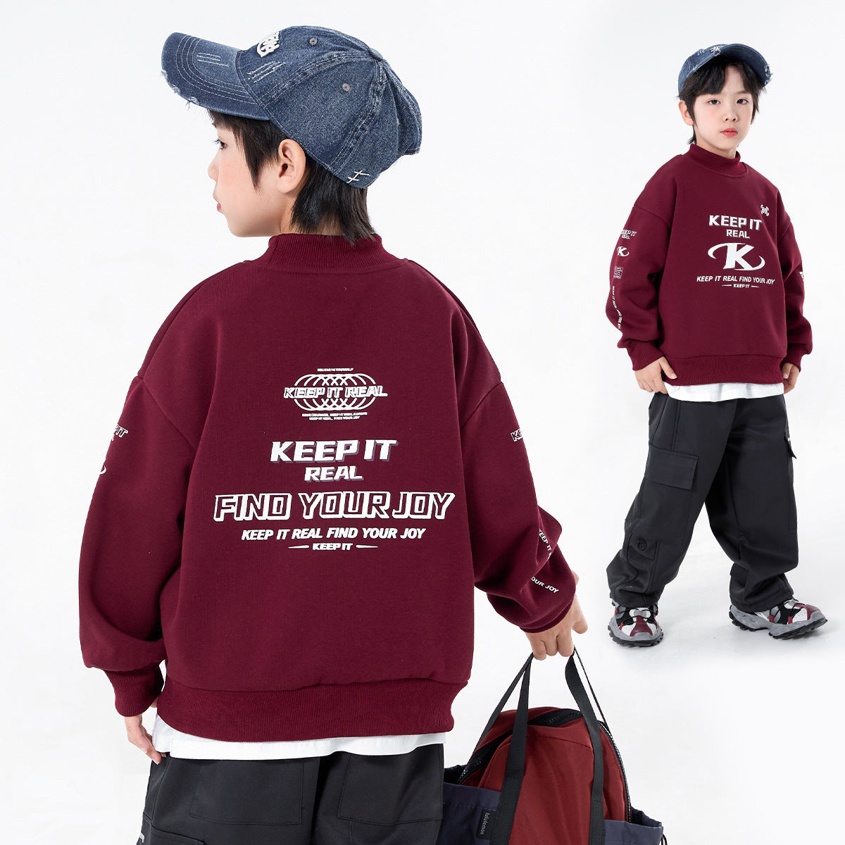 A children's and teenagers' sweater