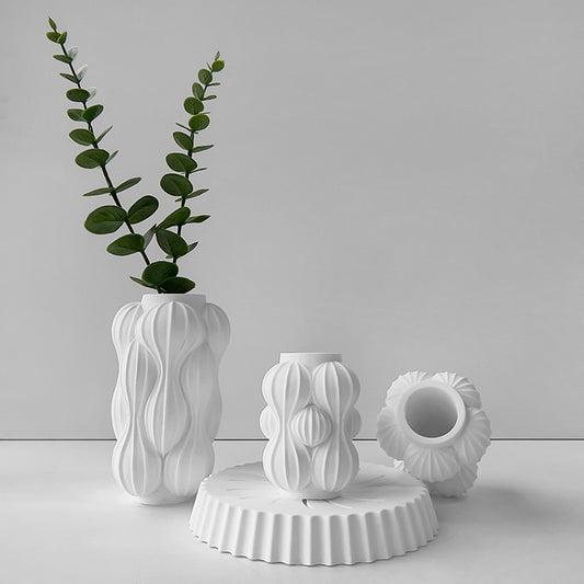 A vase silicone mold