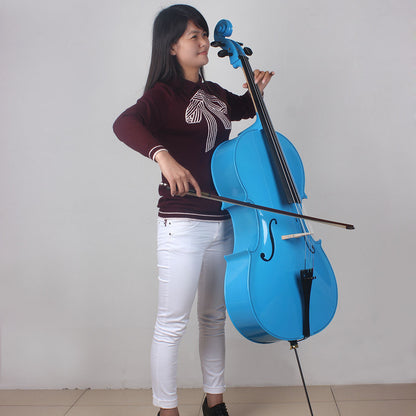 A Solid wood universal cello, adult children's beginner practice grade test playing cello cello