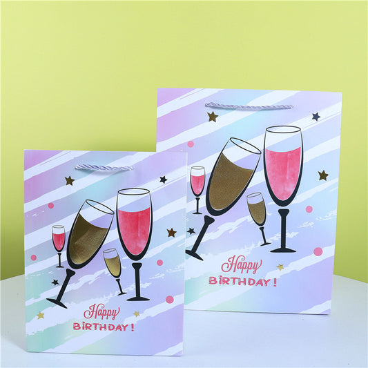 A Birthday Party Series Gift Bag Balloon White Card Tote Bag Party Gift Bag Spot