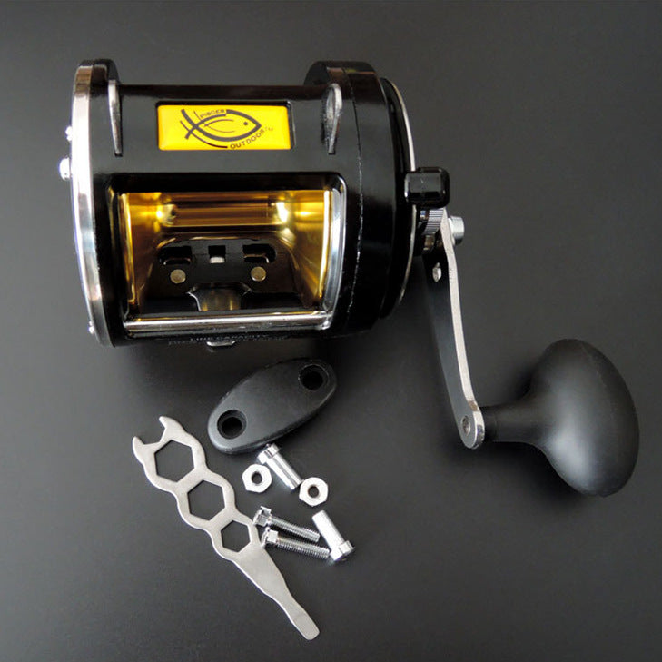 A TR12000 Big Drum 25kg Pisces Drum Wheel Boat Fishing Slate Wheel Tow Fishing Wheel Sea Fishing Wheel Fishing Wheel