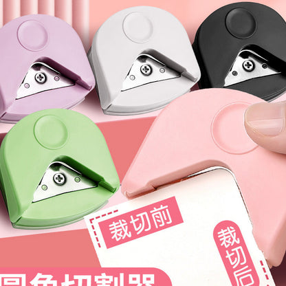A fillet R4 chamfer paper cardboard photo fillet plastic sealing film fillet card right angle sharp corner cutter