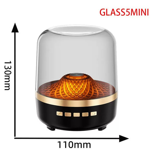 A mini glazed bluetooth speaker