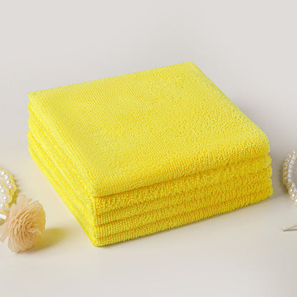 A 350G warp knitted microfiber towel high elastic silk locking edge does not shed hair and does not fade housekeeping cleaning kitchen rag