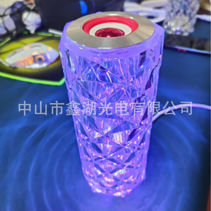A Bluetooth audio crystal desk lamp