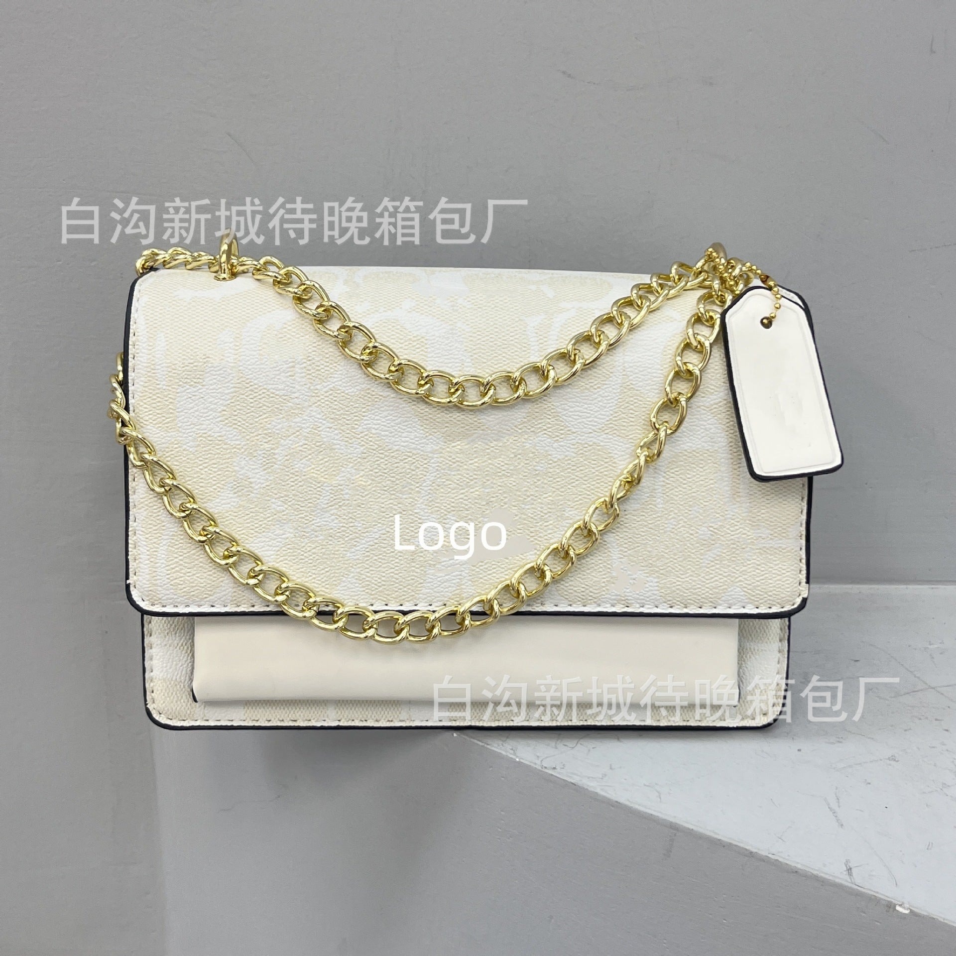 A cross-border bags chain old flower versatile new women's bags simple trend line foreign trade shoulder crossbody armpit women's bags - Mixbatch
