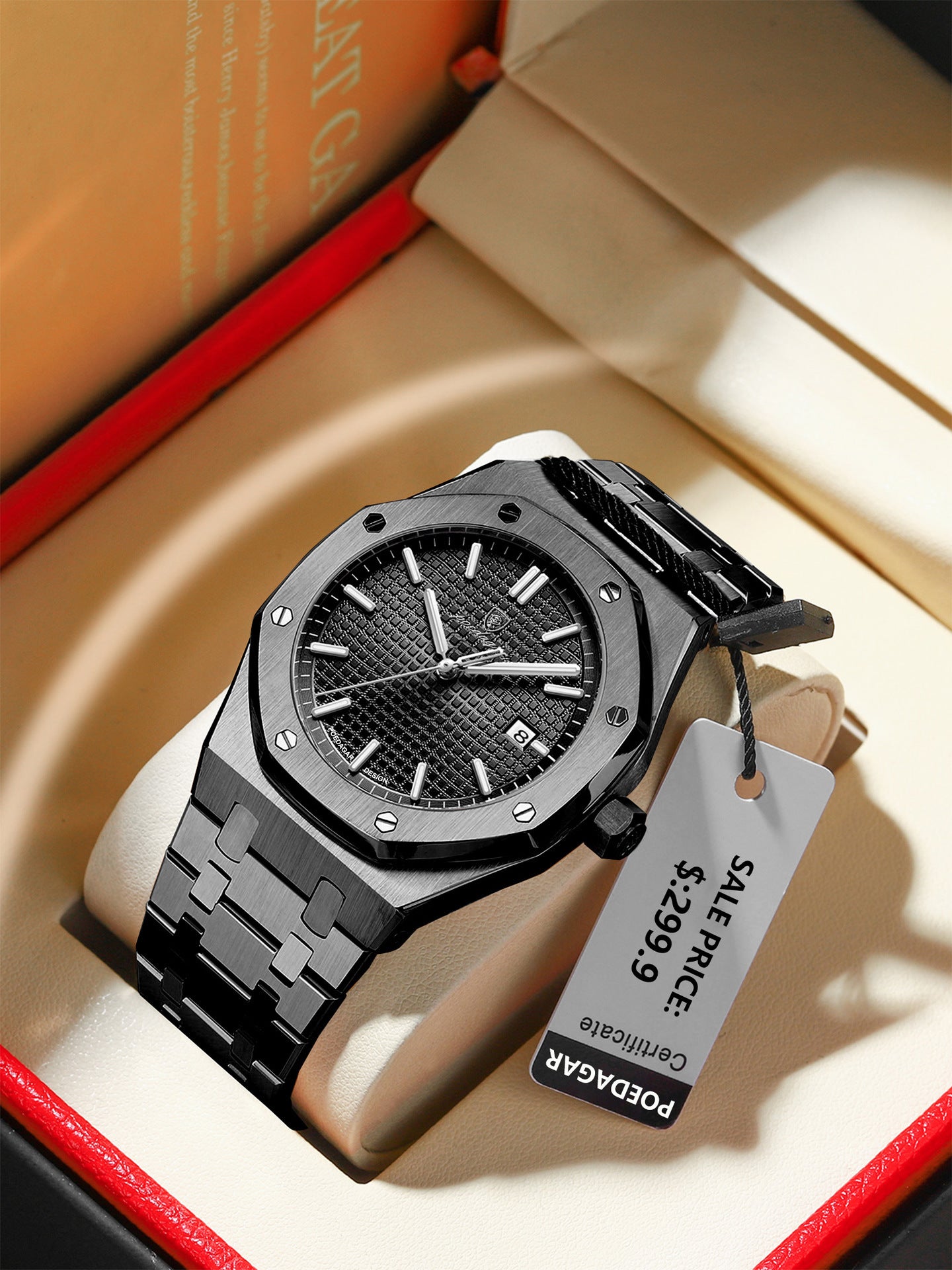 A men's watch waterproof luminous fashion new quartz watch live foreign trade explosion 924