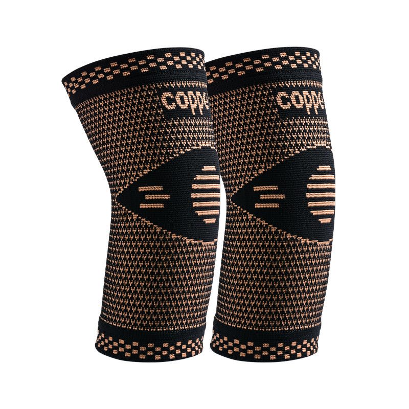 A Copper ion sports elbow pads knitted pressurized elastic breathable men's and women's arm pads for riding Copper elbow pads outdoor protective gear