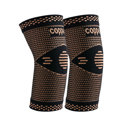 A Copper ion sports elbow pads knitted pressurized elastic breathable men's and women's arm pads for riding Copper elbow pads outdoor protective gear