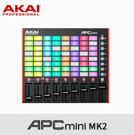 A AKAI Yajia APC40 MKII MIDI Controller VJ Console Percussion Pad DJ Keyboard MK2 Disc Player