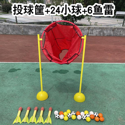 A pitching/throwing training equipment for students