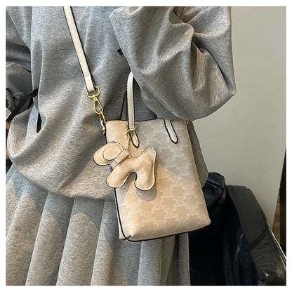 A shoulder messenger bag
