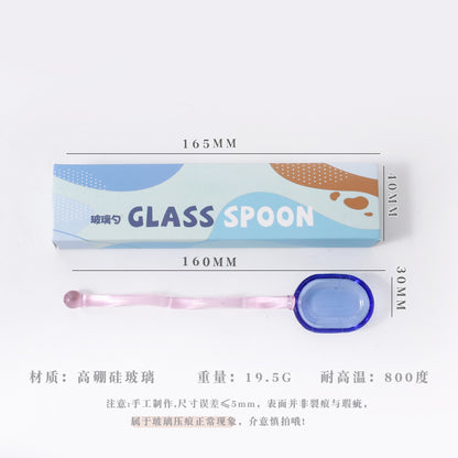 A Household heat-resistant transparent glass bowl, baked egg-beating instant noodle salad bowl, thickened large-capacity Japanese noodle poon soup bowl