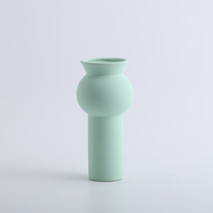 A ceramic vase decorative ornament