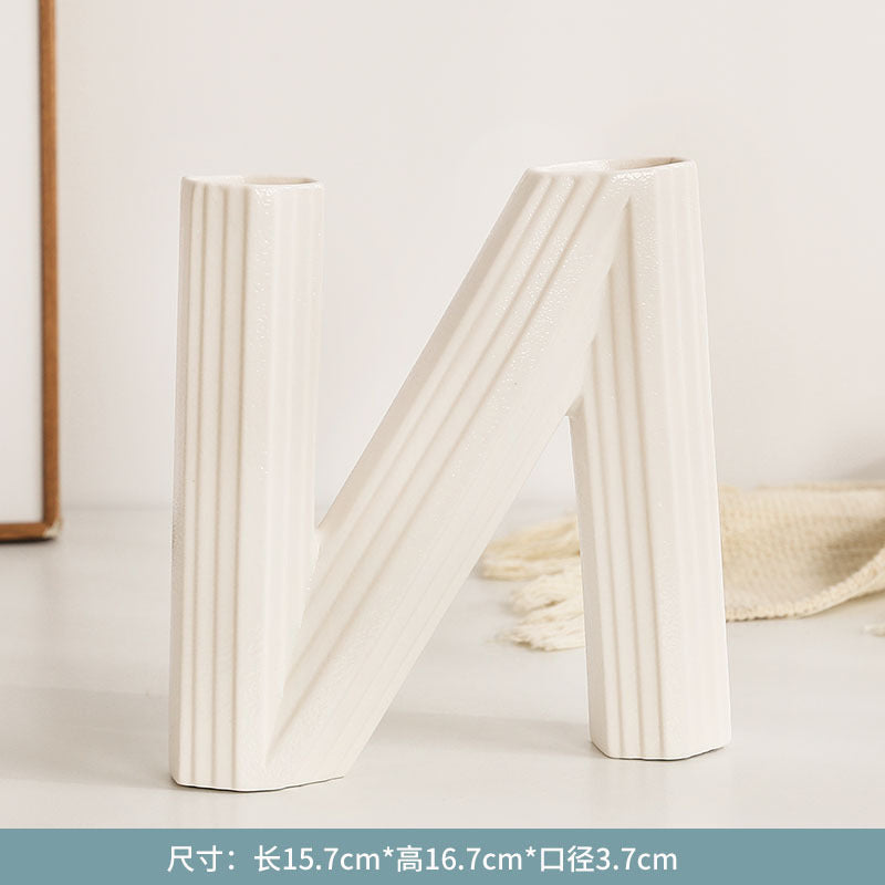 A ceramic vase ornament