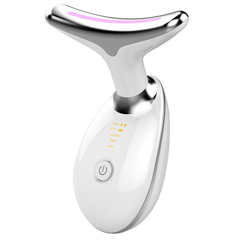 A Neck beauty instrument, massager, beauty lifting and firming instrument, neck care, fade neck lines, hot compress, sonic vibration