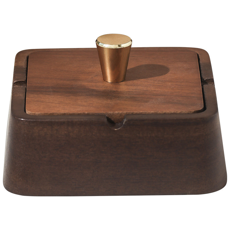 A ashtray solid wood high-end atmospheric grad