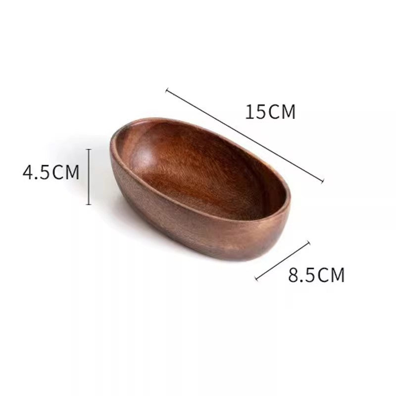 A walnut solid wood tray snack tray