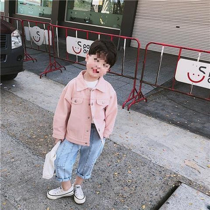 A children's denim jacket