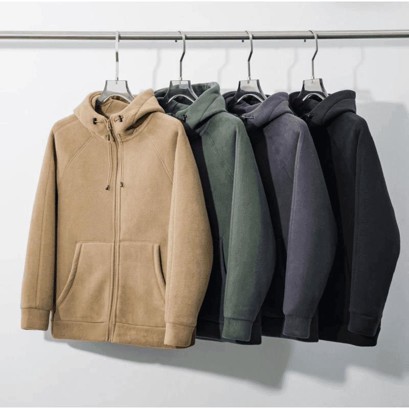 A men's fleece jacket