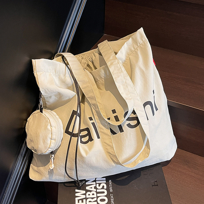 A New product wholesale casual lightweight large-capacity tote cloth bag - Mixbatch