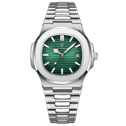 A waterproof luminous new men's watch men's ultra-thin quartz watch