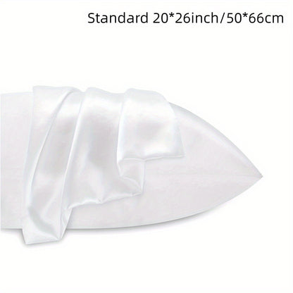 A solid color pillowcase