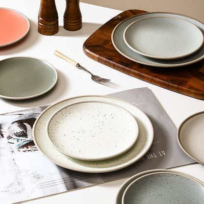 A Western food plate ceramic tableware