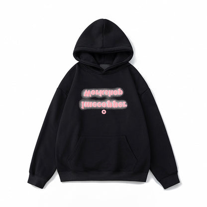 A hooded sweater