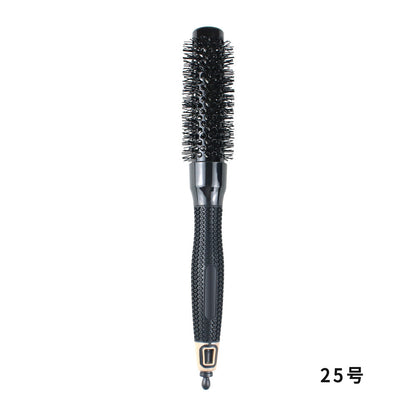 A Non-slip Rubber Handle Ceramic Curling Comb