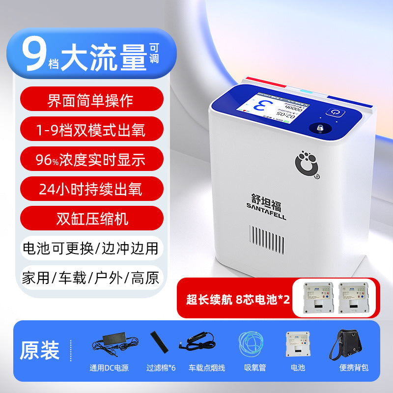A Portable Oxygen Concentrator with Charging Capability