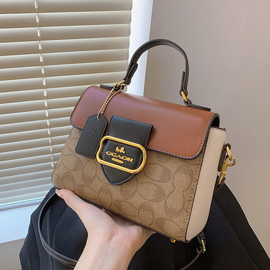 A new French niche fashion design retro shoulder handbag versatile messenger bag - Mixbatch