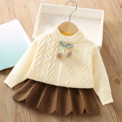 A girls sweater set