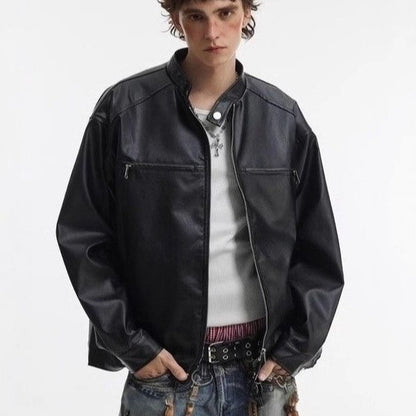 A leather jacket