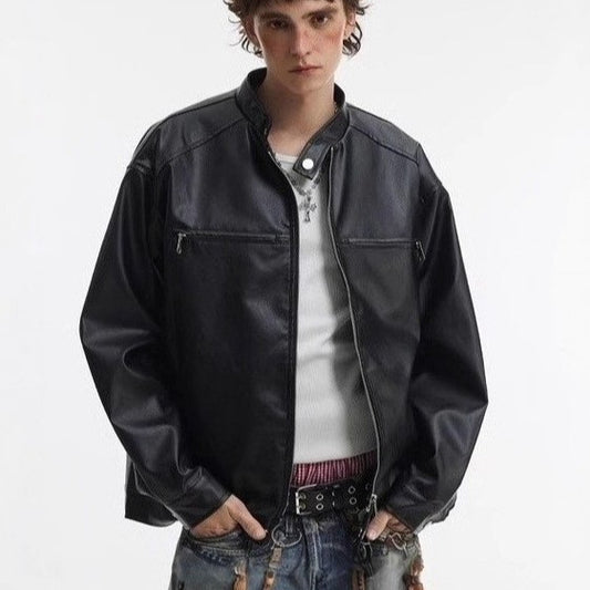 A leather jacket