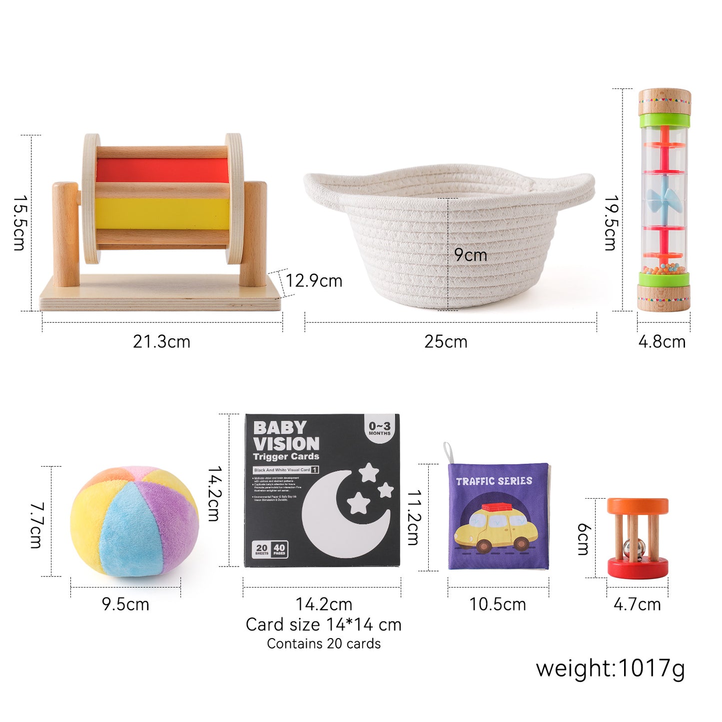 A Baby Early Education Educational Wooden Toys Montessori Teaching Multifunctional Hands-on Brain Shape Cognition Set
