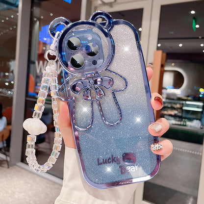 A Glitter Lanyard Phone Case