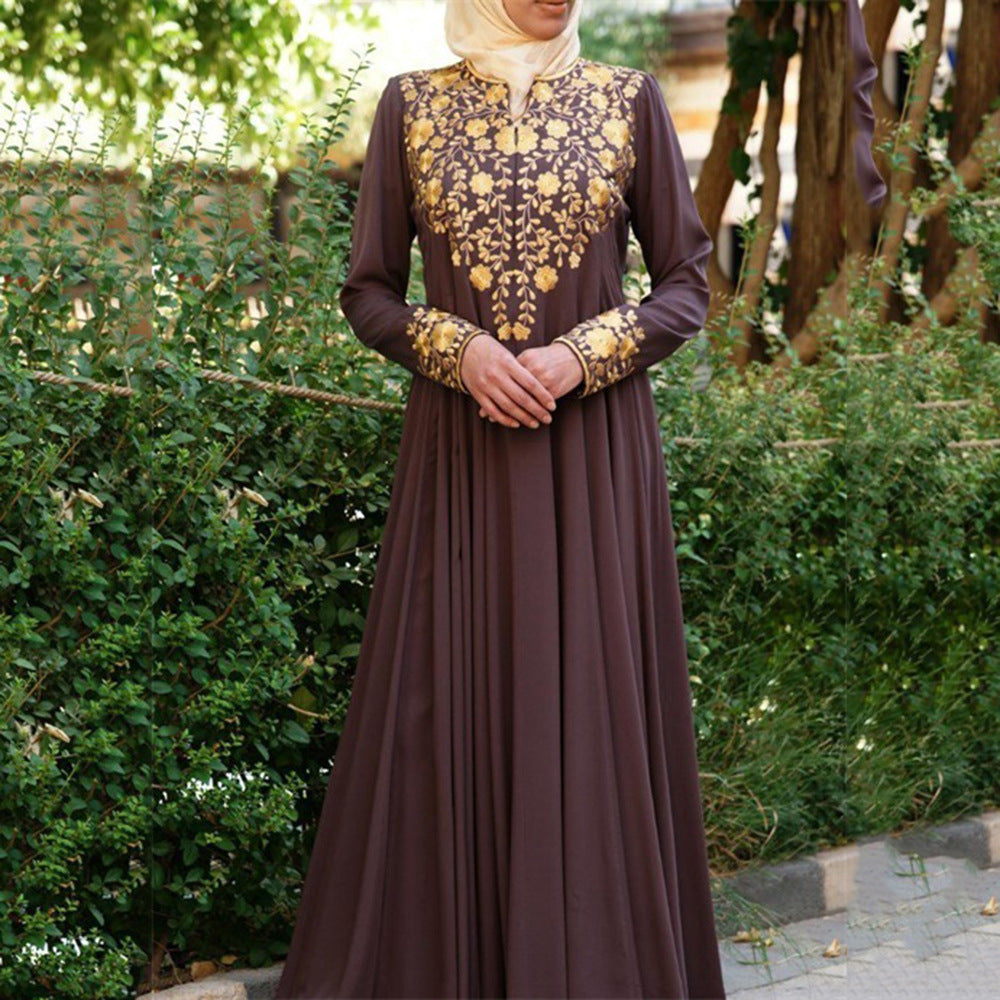A long dress printed fashion dress