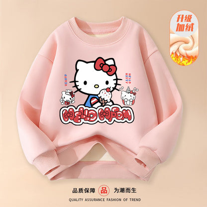 A children's fleece sweater